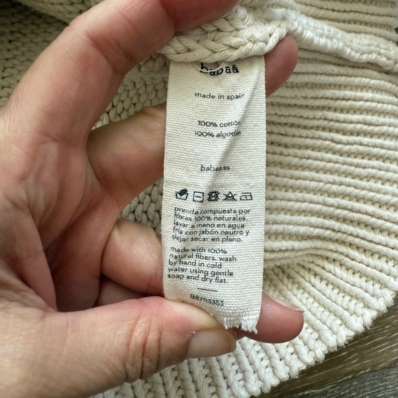 Babaa Cream Knit Sweater One Size - Picture 4 of 4